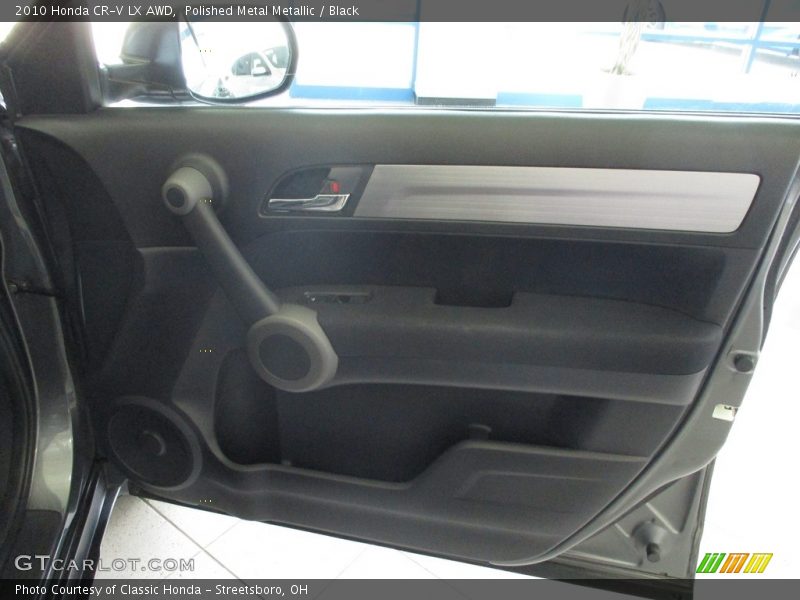 Polished Metal Metallic / Black 2010 Honda CR-V LX AWD