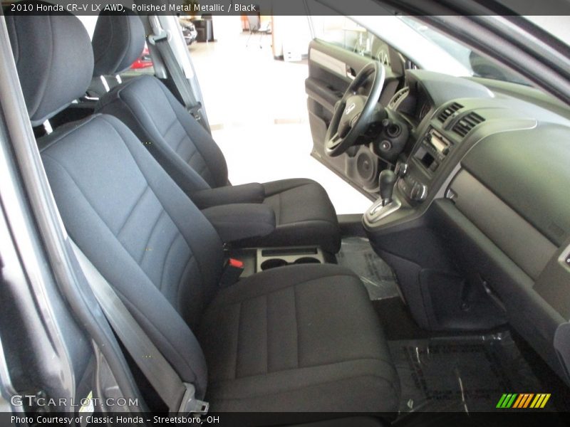 Polished Metal Metallic / Black 2010 Honda CR-V LX AWD