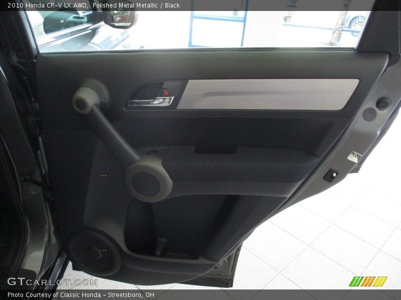 Polished Metal Metallic / Black 2010 Honda CR-V LX AWD