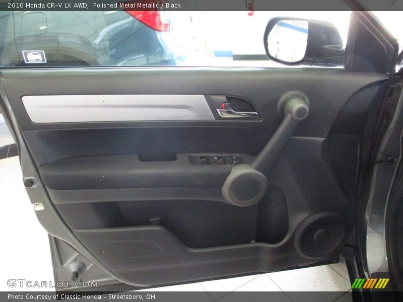 Polished Metal Metallic / Black 2010 Honda CR-V LX AWD