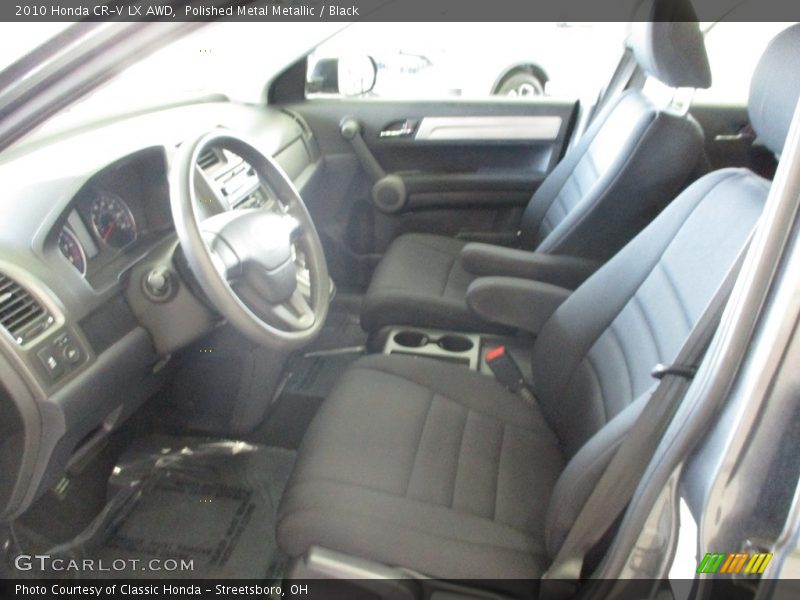 Polished Metal Metallic / Black 2010 Honda CR-V LX AWD