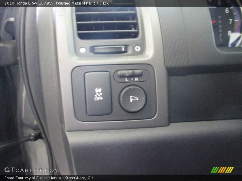 Polished Metal Metallic / Black 2010 Honda CR-V LX AWD
