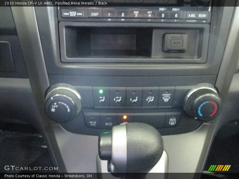 Polished Metal Metallic / Black 2010 Honda CR-V LX AWD