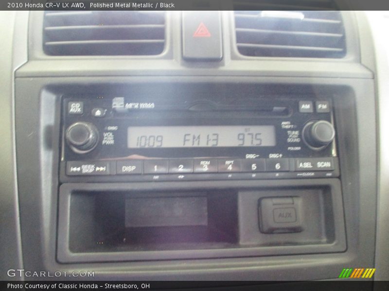 Polished Metal Metallic / Black 2010 Honda CR-V LX AWD