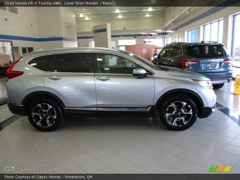 Lunar Silver Metallic / Black 2018 Honda CR-V Touring AWD