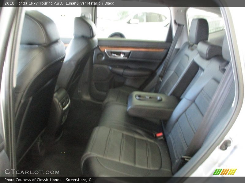 Lunar Silver Metallic / Black 2018 Honda CR-V Touring AWD