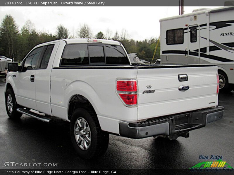 Oxford White / Steel Grey 2014 Ford F150 XLT SuperCab