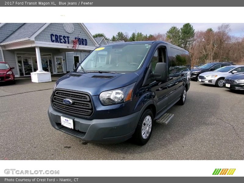 Blue Jeans / Pewter 2017 Ford Transit Wagon XL