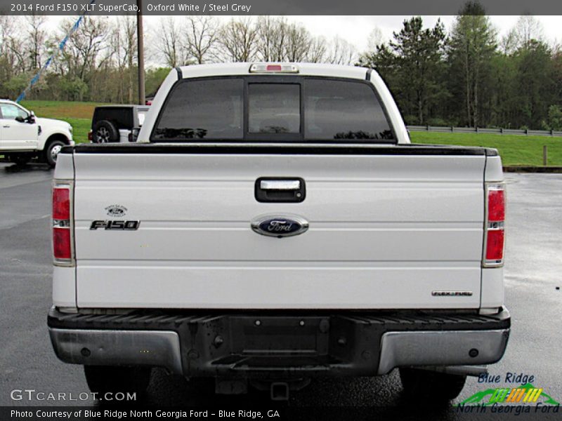 Oxford White / Steel Grey 2014 Ford F150 XLT SuperCab