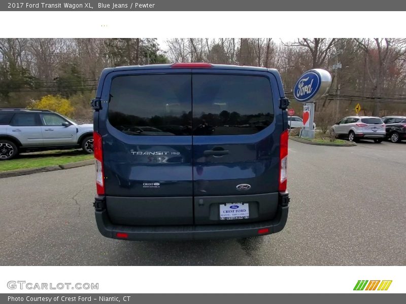 Blue Jeans / Pewter 2017 Ford Transit Wagon XL
