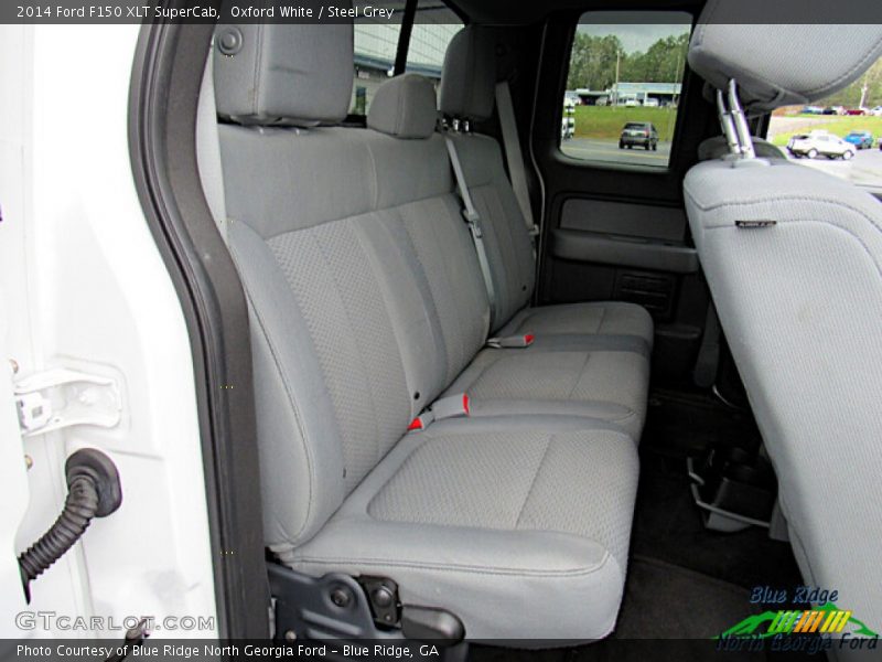 Oxford White / Steel Grey 2014 Ford F150 XLT SuperCab