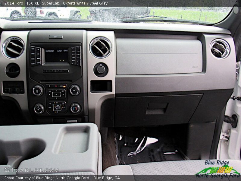 Oxford White / Steel Grey 2014 Ford F150 XLT SuperCab