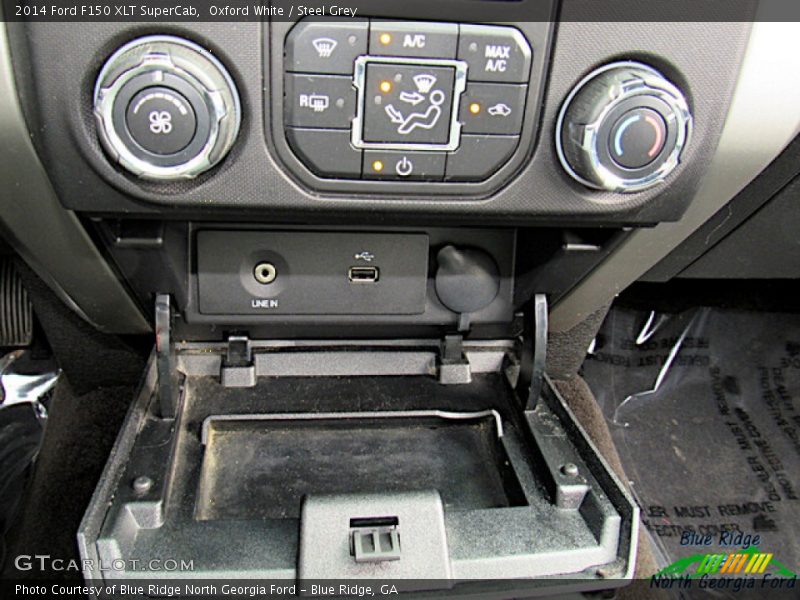 Oxford White / Steel Grey 2014 Ford F150 XLT SuperCab