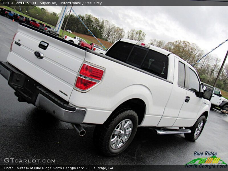 Oxford White / Steel Grey 2014 Ford F150 XLT SuperCab