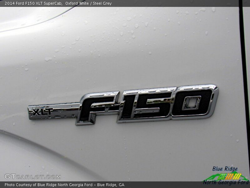 Oxford White / Steel Grey 2014 Ford F150 XLT SuperCab