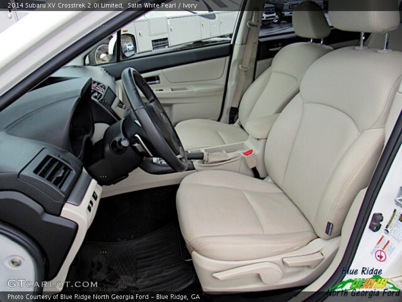 Satin White Pearl / Ivory 2014 Subaru XV Crosstrek 2.0i Limited