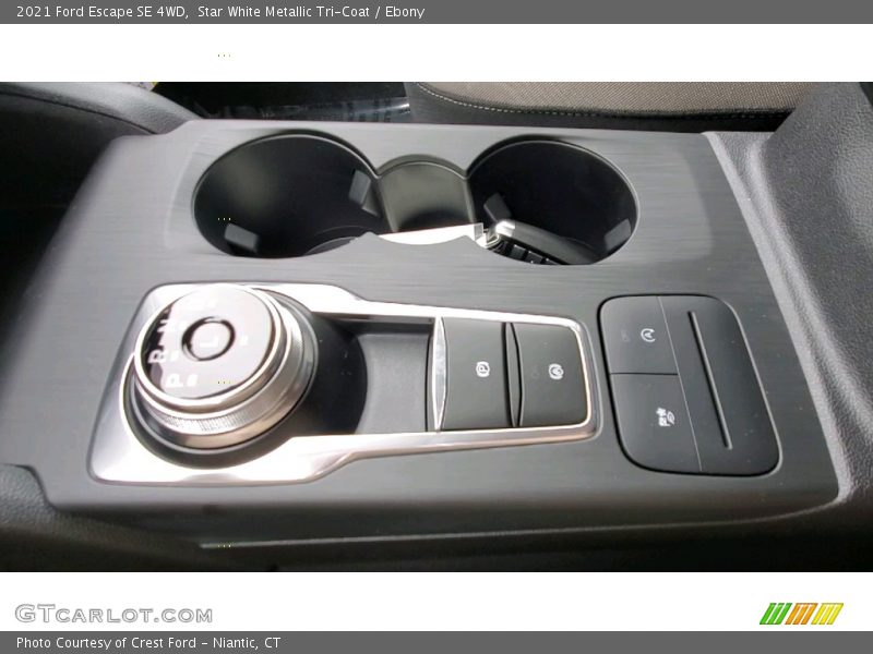 Star White Metallic Tri-Coat / Ebony 2021 Ford Escape SE 4WD