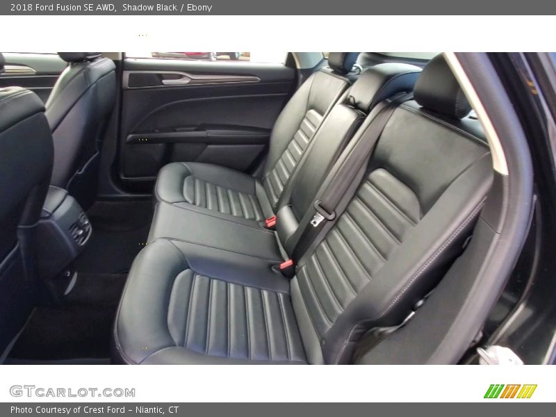 Rear Seat of 2018 Fusion SE AWD