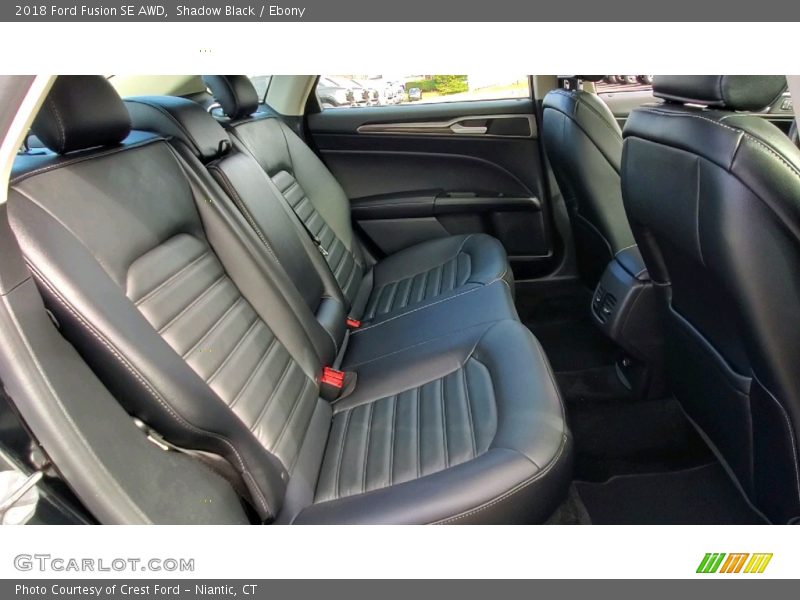 Rear Seat of 2018 Fusion SE AWD