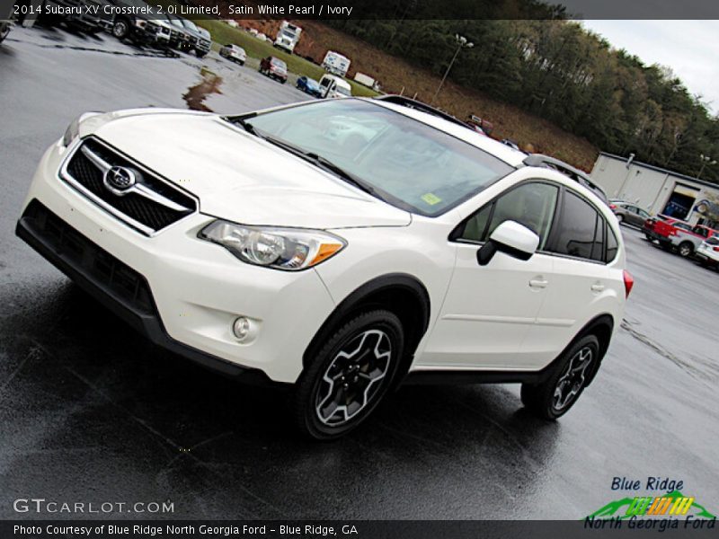 Satin White Pearl / Ivory 2014 Subaru XV Crosstrek 2.0i Limited