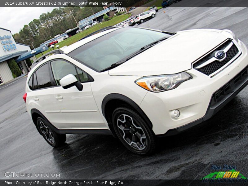 Satin White Pearl / Ivory 2014 Subaru XV Crosstrek 2.0i Limited