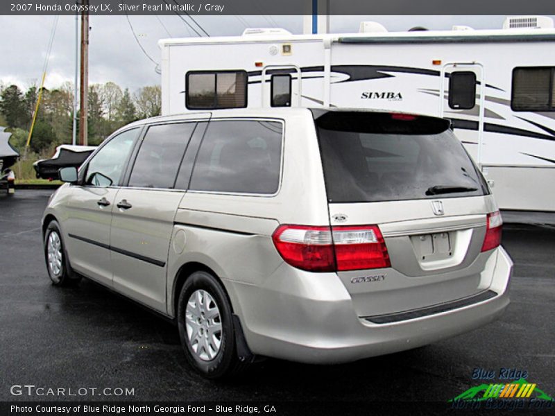 Silver Pearl Metallic / Gray 2007 Honda Odyssey LX