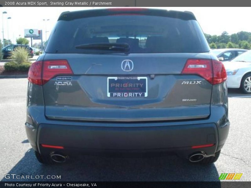 Sterling Gray Metallic / Parchment 2008 Acura MDX Sport