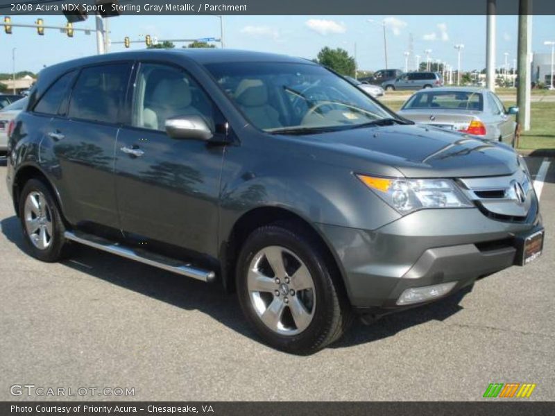 Sterling Gray Metallic / Parchment 2008 Acura MDX Sport