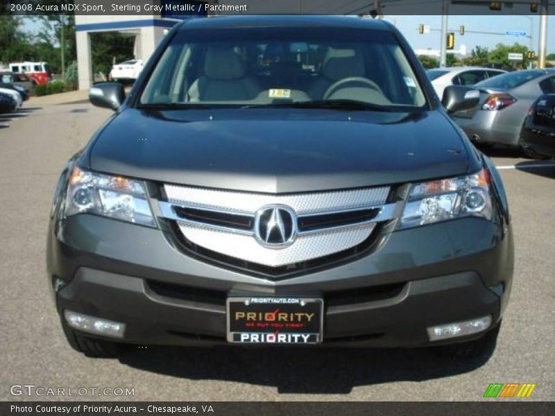 Sterling Gray Metallic / Parchment 2008 Acura MDX Sport