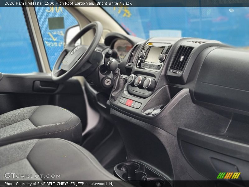 Bright White / Black 2020 Ram ProMaster 1500 High Roof Cargo Van