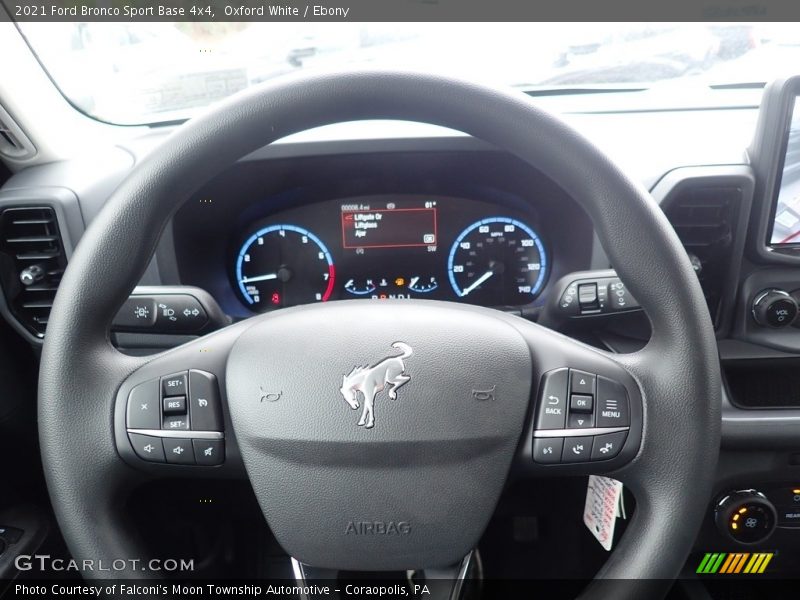 Oxford White / Ebony 2021 Ford Bronco Sport Base 4x4