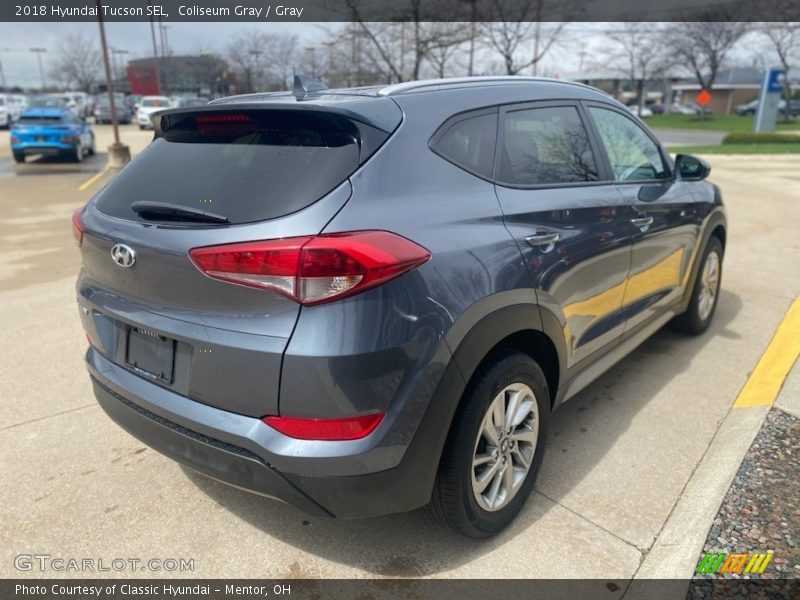 Coliseum Gray / Gray 2018 Hyundai Tucson SEL