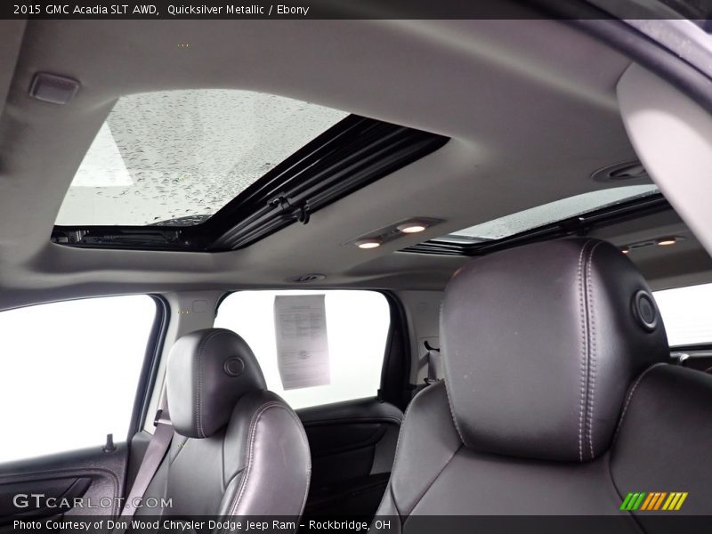 Quicksilver Metallic / Ebony 2015 GMC Acadia SLT AWD