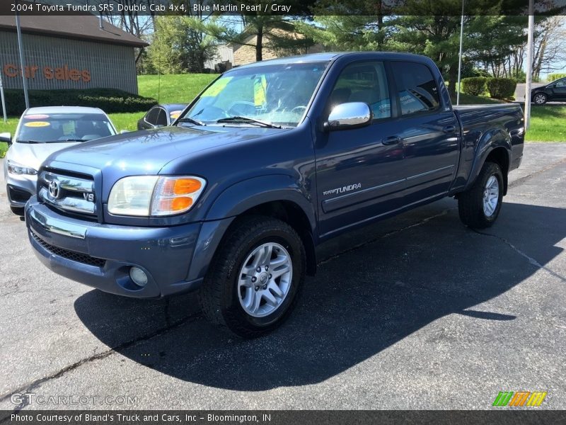 Blue Marlin Pearl / Gray 2004 Toyota Tundra SR5 Double Cab 4x4