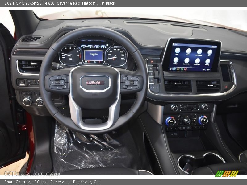 Cayenne Red Tintcoat / Jet Black 2021 GMC Yukon SLT 4WD