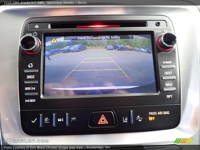 Quicksilver Metallic / Ebony 2015 GMC Acadia SLT AWD