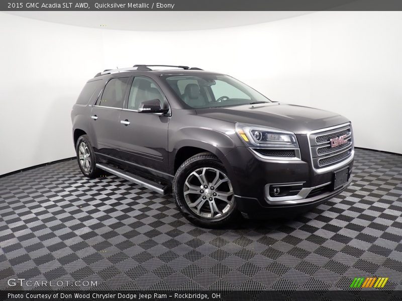 Quicksilver Metallic / Ebony 2015 GMC Acadia SLT AWD