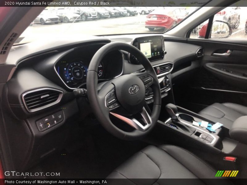 Calypso Red / Black 2020 Hyundai Santa Fe Limited AWD