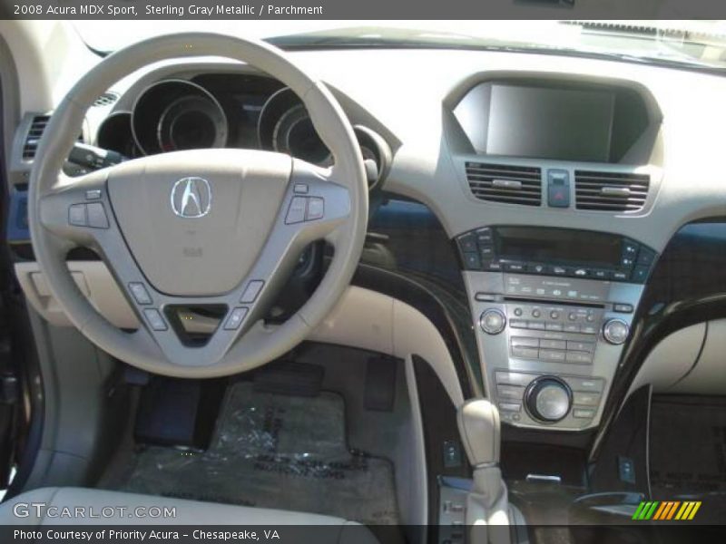 Sterling Gray Metallic / Parchment 2008 Acura MDX Sport