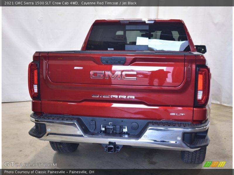 Cayenne Red Tintcoat / Jet Black 2021 GMC Sierra 1500 SLT Crew Cab 4WD