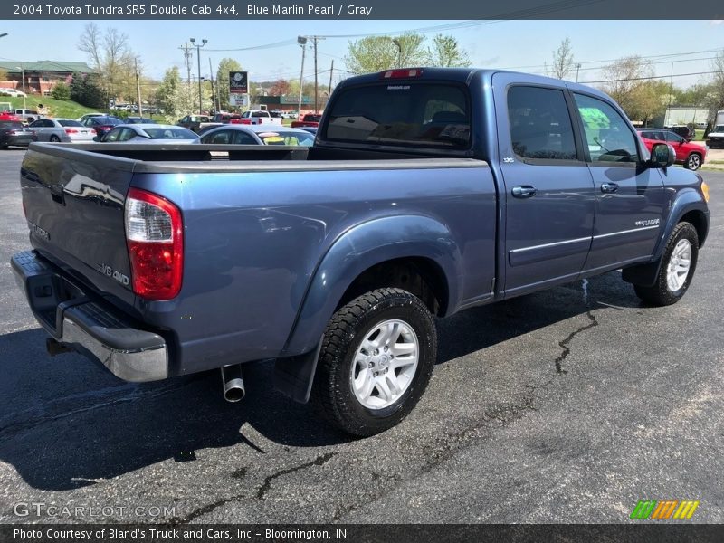 Blue Marlin Pearl / Gray 2004 Toyota Tundra SR5 Double Cab 4x4