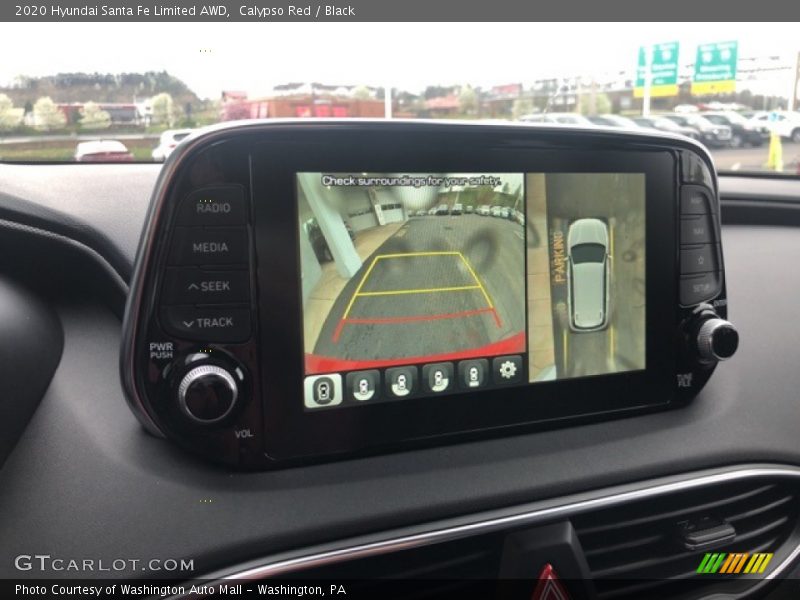 Calypso Red / Black 2020 Hyundai Santa Fe Limited AWD