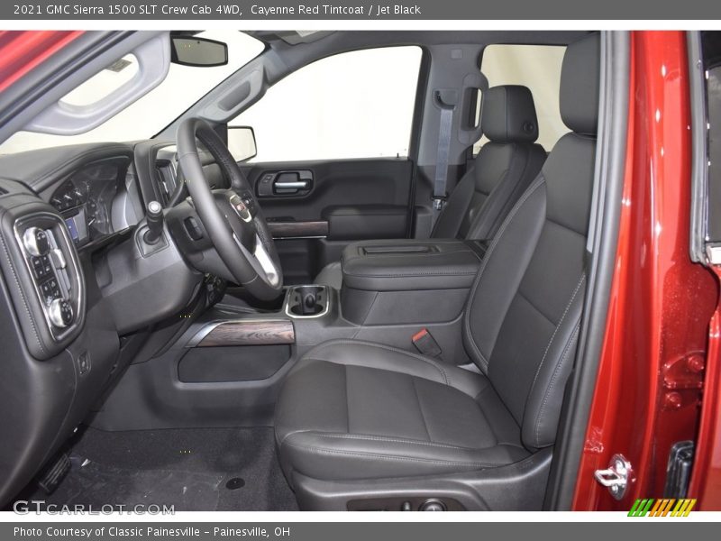 Cayenne Red Tintcoat / Jet Black 2021 GMC Sierra 1500 SLT Crew Cab 4WD