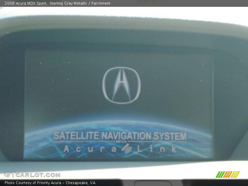 Sterling Gray Metallic / Parchment 2008 Acura MDX Sport