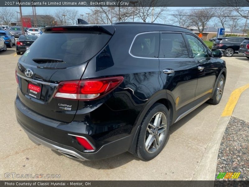Becketts Black / Gray 2017 Hyundai Santa Fe Limited Ultimate AWD
