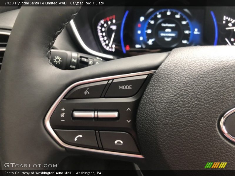 Calypso Red / Black 2020 Hyundai Santa Fe Limited AWD