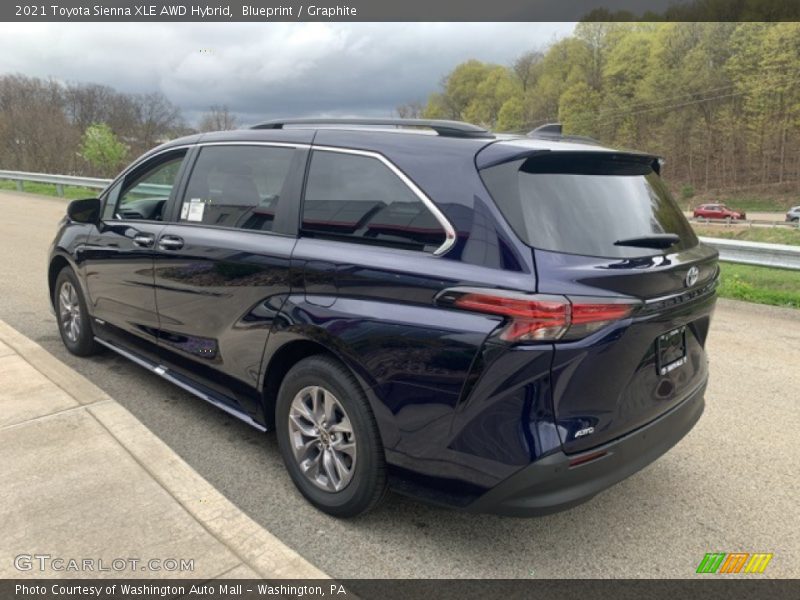 Blueprint / Graphite 2021 Toyota Sienna XLE AWD Hybrid