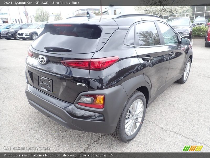 Ultra Black / Black 2021 Hyundai Kona SEL AWD