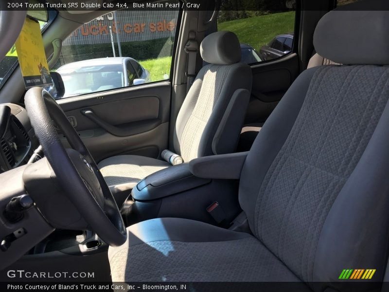 Blue Marlin Pearl / Gray 2004 Toyota Tundra SR5 Double Cab 4x4