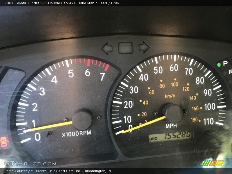 Blue Marlin Pearl / Gray 2004 Toyota Tundra SR5 Double Cab 4x4